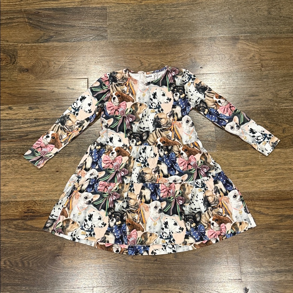 Molo Multicolor Animal Print Dress